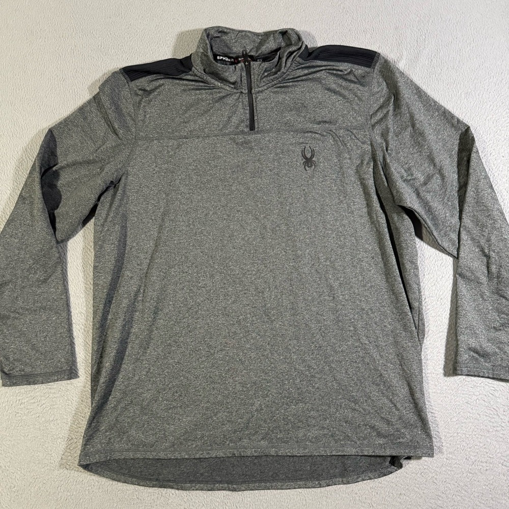 Spyder Active Quarter Zip Long Sleeve Lightweight Shirt‎ Breathable Size Large